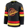 Miesten NHL Vancouver Canucks Pelipaita Fanatics Premium Elias Pettersson Alternate 2024-25 Musta